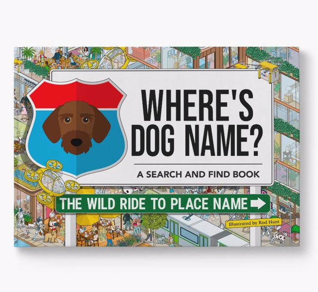 Personalised Korthals Griffon Book: Where's Dog Name? Volume 3